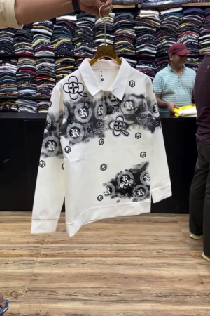 Men's Half Sleeve Polo T-Shirt with Zipper Collar