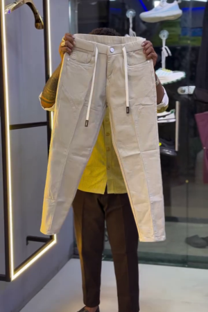 Men Loose Fit Pleated Trousers