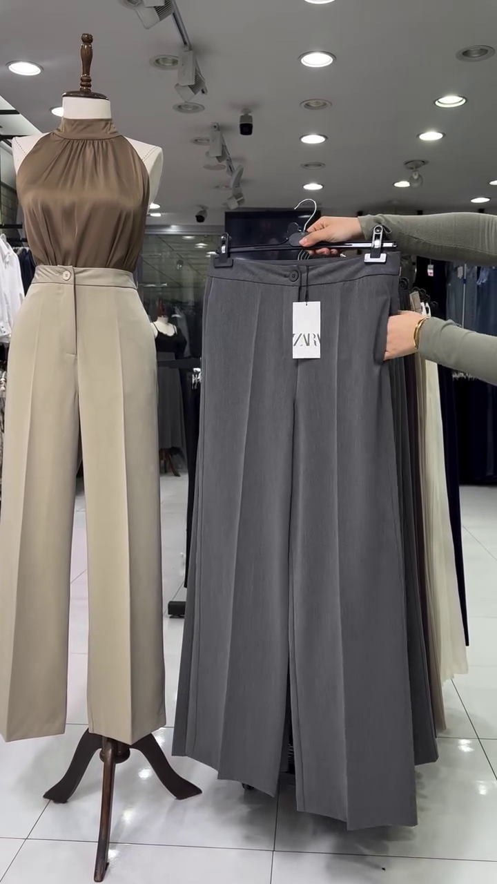 Women Smart High-Rise Easy Wash Pleated Trousers - Image 9