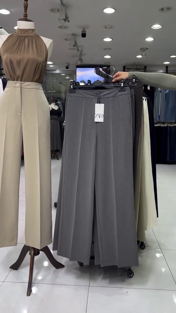 Women Smart High-Rise Easy Wash Pleated Trousers - Image 7