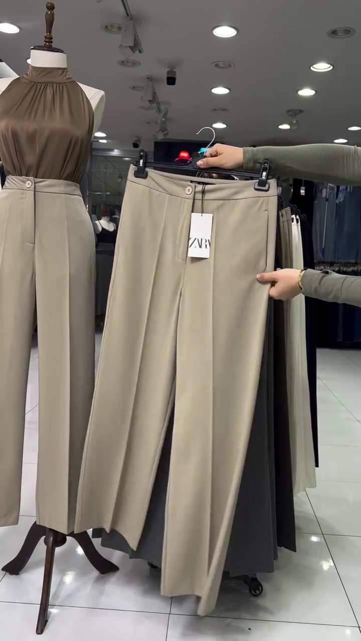 Women Smart High-Rise Easy Wash Pleated Trousers - Image 6