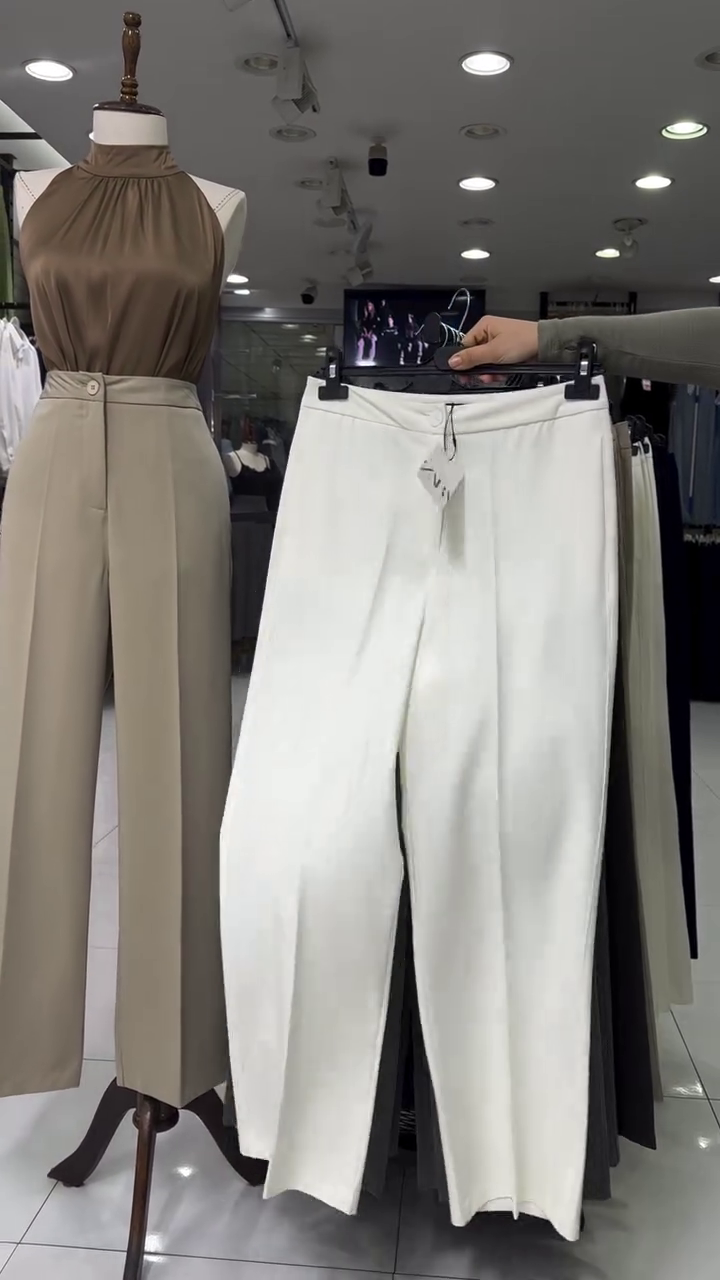 Women Smart High-Rise Easy Wash Pleated Trousers - Image 5