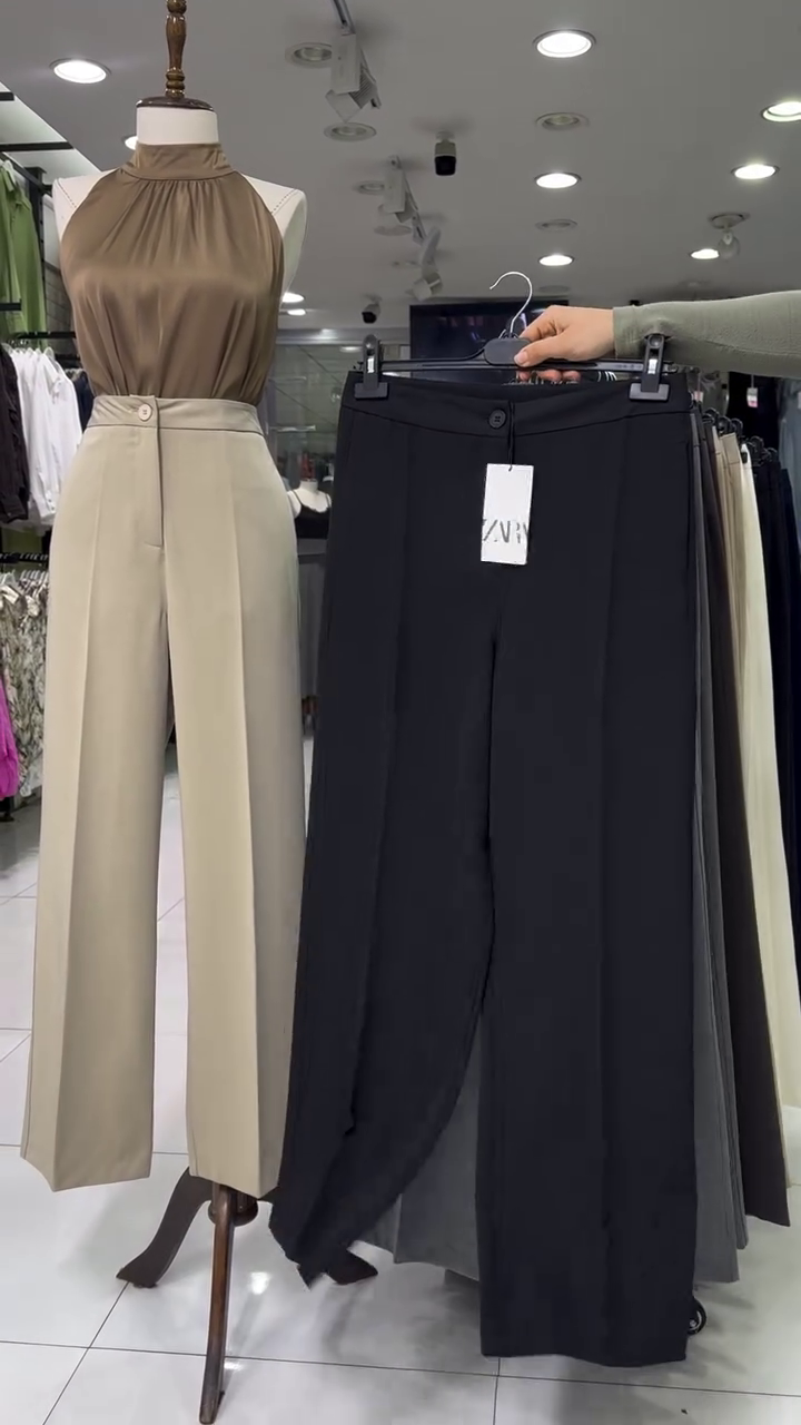 Women Smart High-Rise Easy Wash Pleated Trousers - Image 4