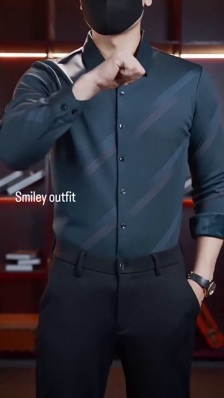 Pure Cotton Textured Classic Fit Formal Shirt
