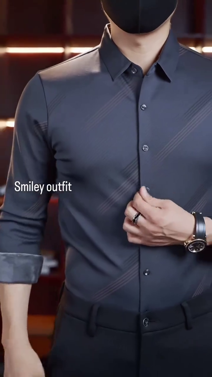 Pure Cotton Textured Classic Fit Formal Shirt - Image 4