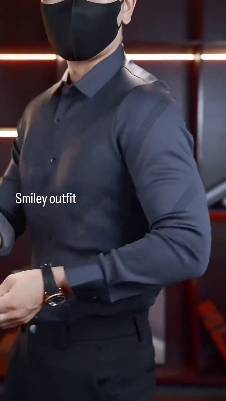 Pure Cotton Textured Classic Fit Formal Shirt - Image 3
