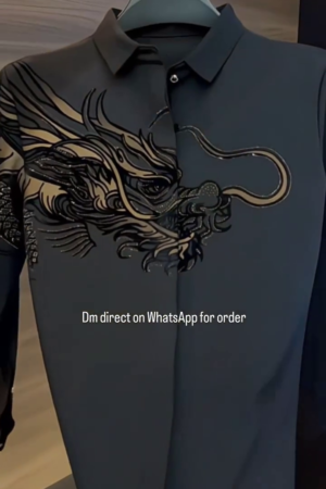 Premium Slim Fit Embroidered Casual Shirt
